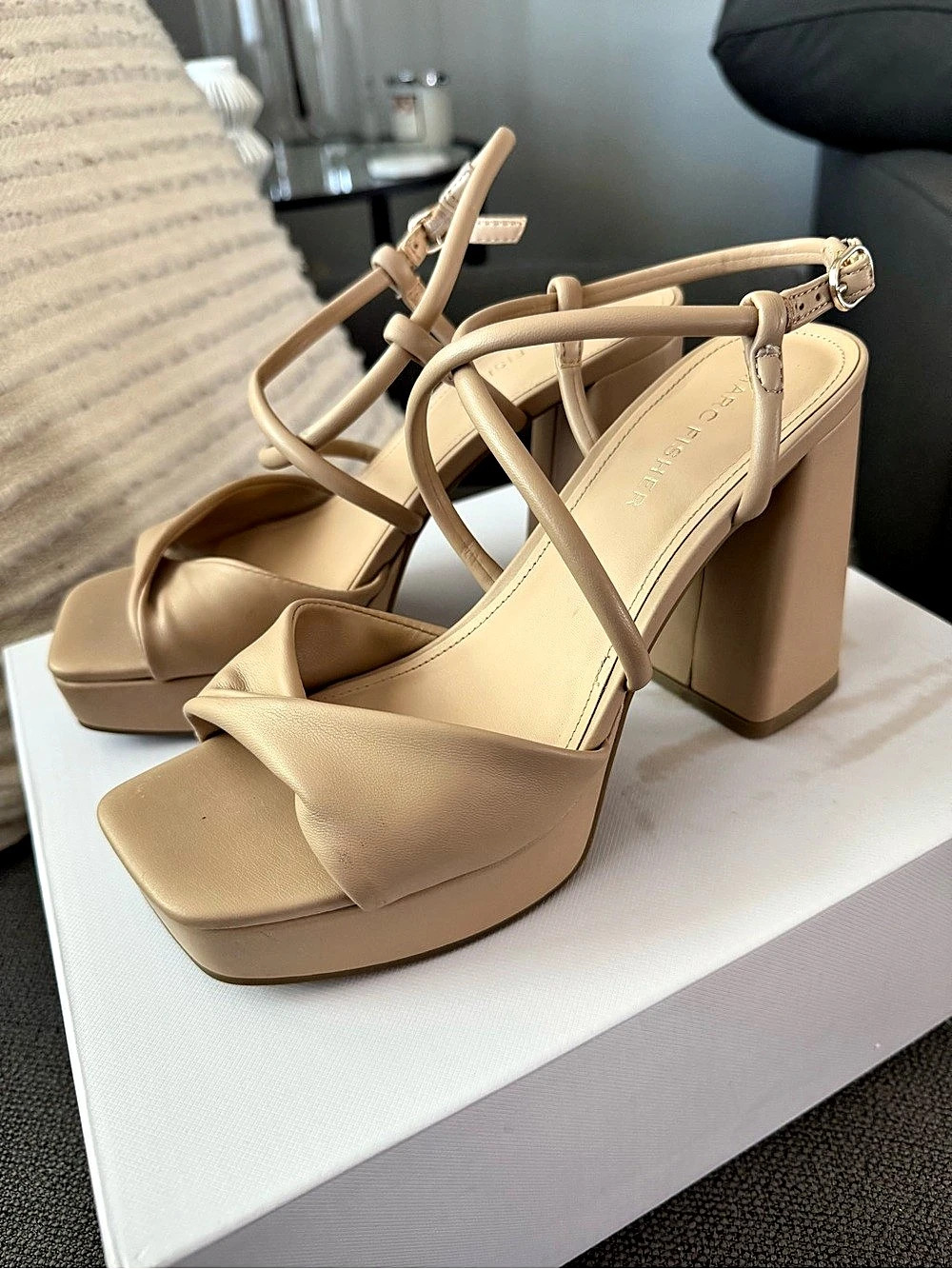 Marc Fisher
Women's Glady Strappy High Block Heel Platform Sandals